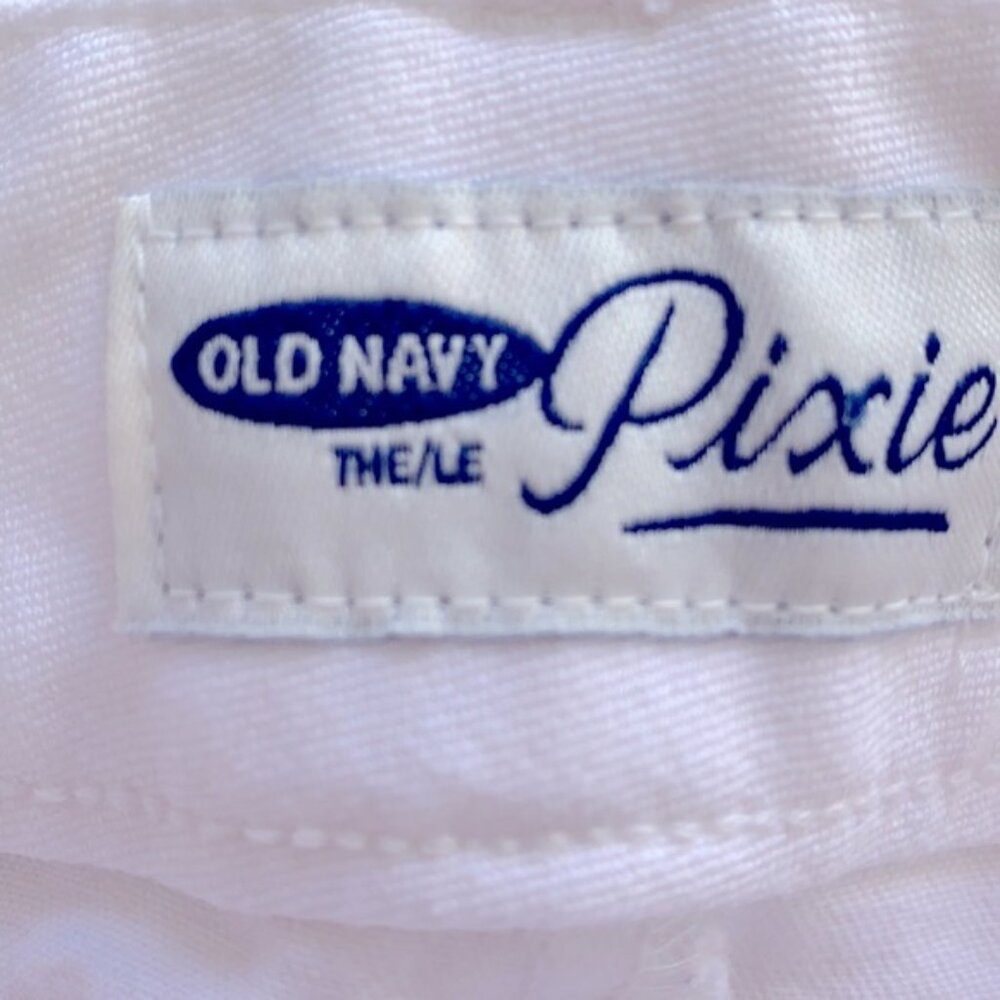 Old Navy White Pixie Pants Size 2 - image 2